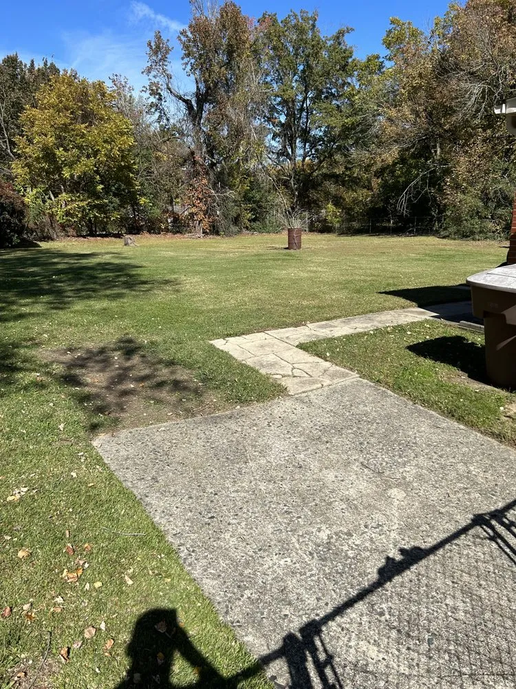 Top-rated outdoor landscaping in Greensboro, NC by Lesane Lawn Care & Cleaning