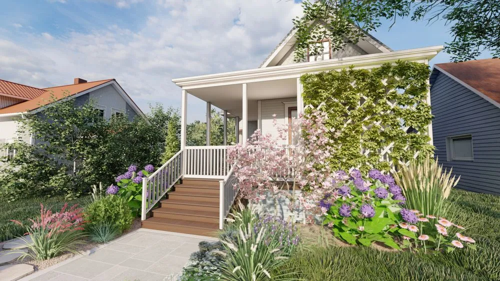 Reliable landscape installation for homes in Boulder, CO by Less Lawn