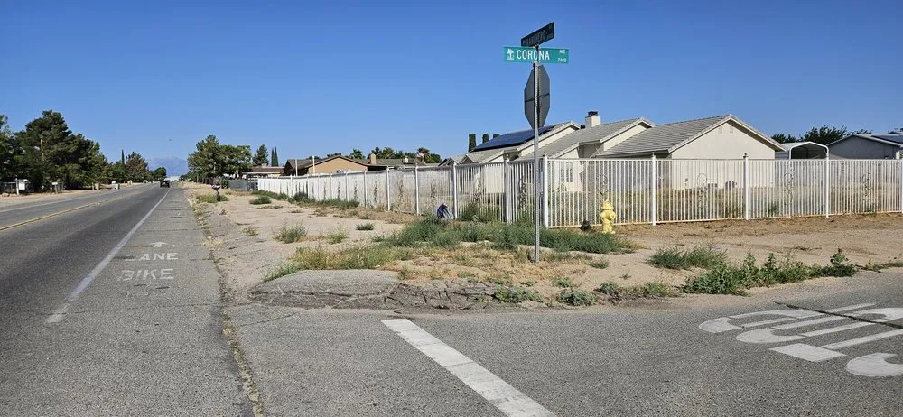 Custom landscape installation in Apple Valley, CA by Lesters Light hauling