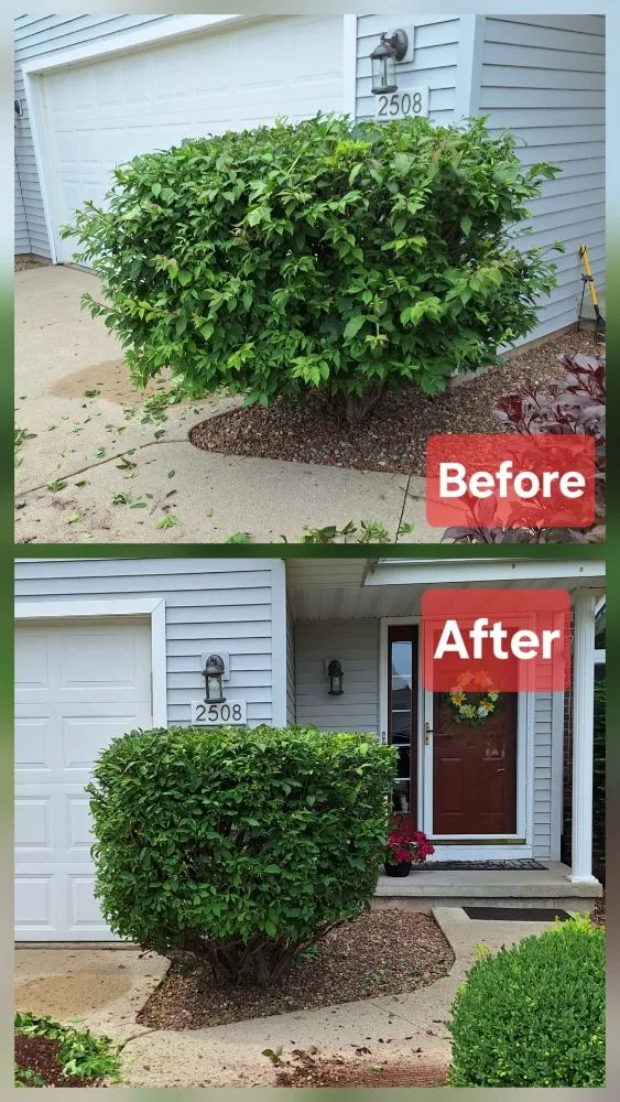 Affordable lawn mowing service for year-round maintenance in Green Bay, WI by Lester’s Two Girls And A Guy