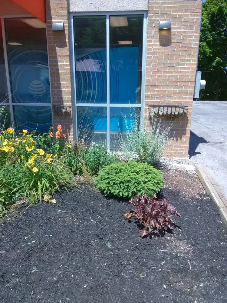 Expert garden landscaping in Newark, NY by Let It Snow Plowing Landscaping Company