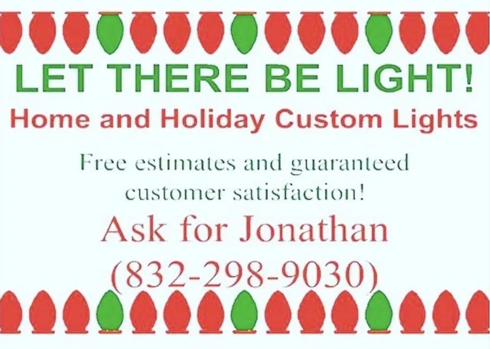 Custom landscape installation in Alvin, TX - Let There Be Light