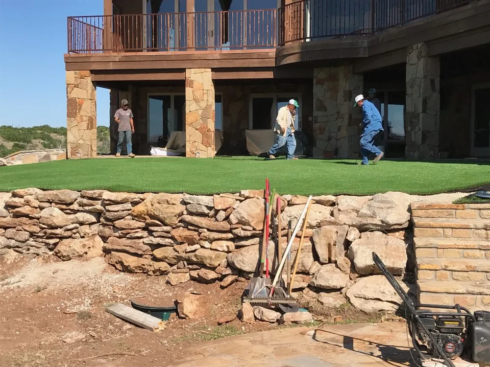 Top-rated landscape design with custom design in Graford, TX by Let Us Do It Landscaping