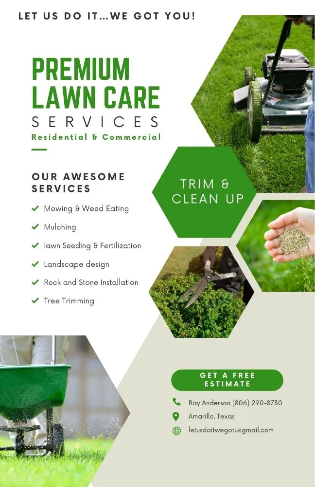 Custom residential landscaping experts serving Amarillo, TX - Let Us Do It We Got U