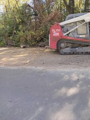 Let Us Give You a Hand Landscaping Logo