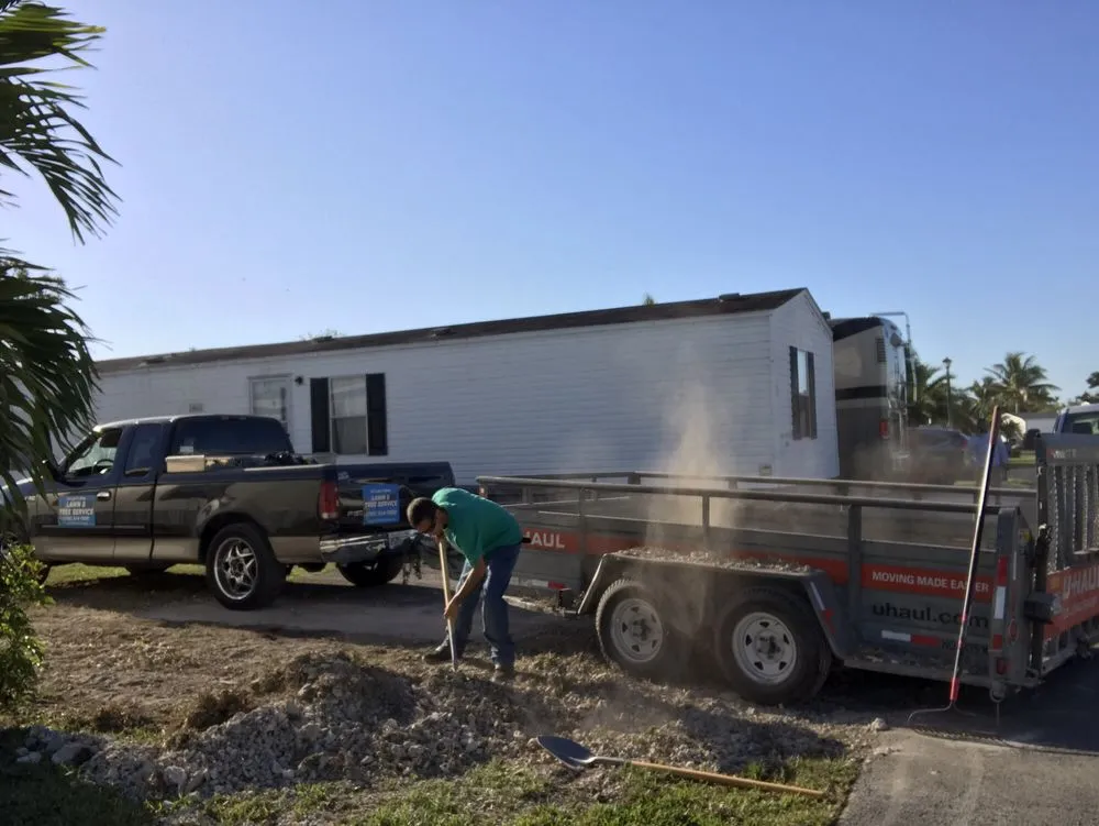 Professional garden landscaping in Homestead, FL by Let's Get it done Landscaping