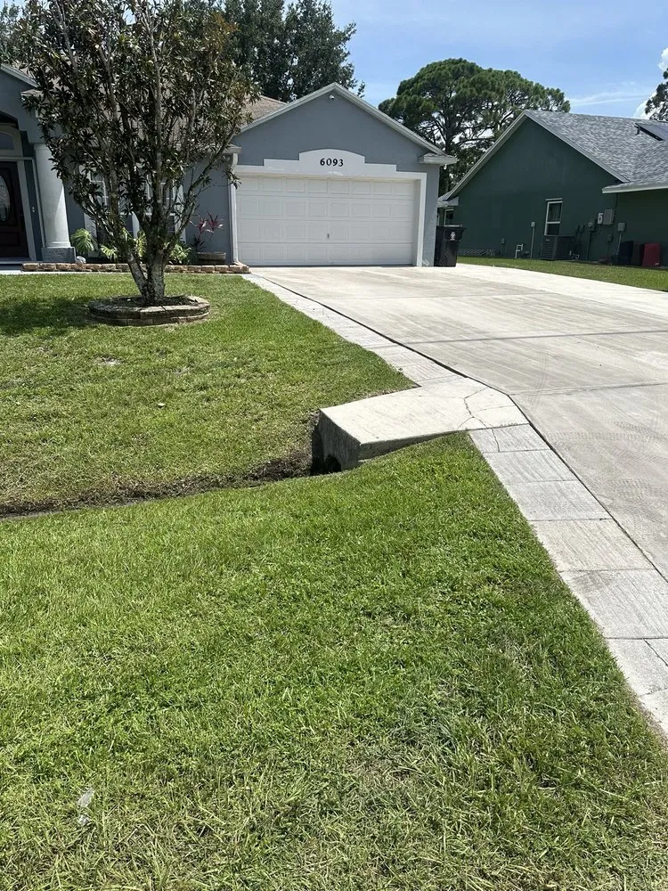 Local outdoor landscaping with custom design across Fort Pierce, FL - Let’s Grow Law Service