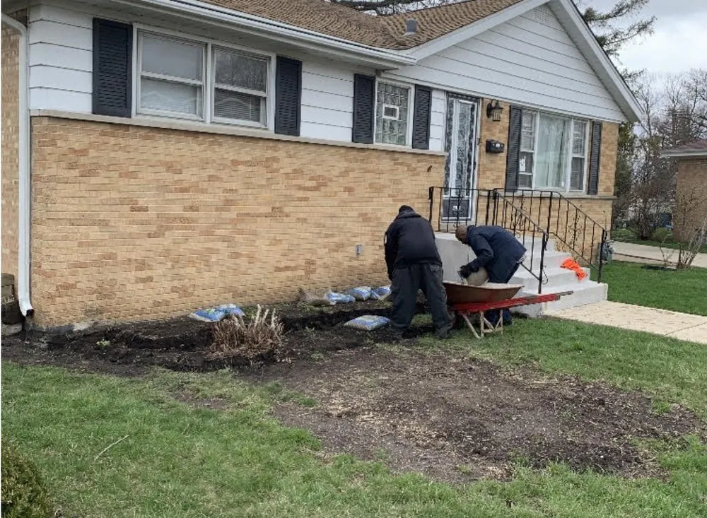 Reliable yard cleanup service with custom design in Maywood, IL by Lets Reason Lawn Service