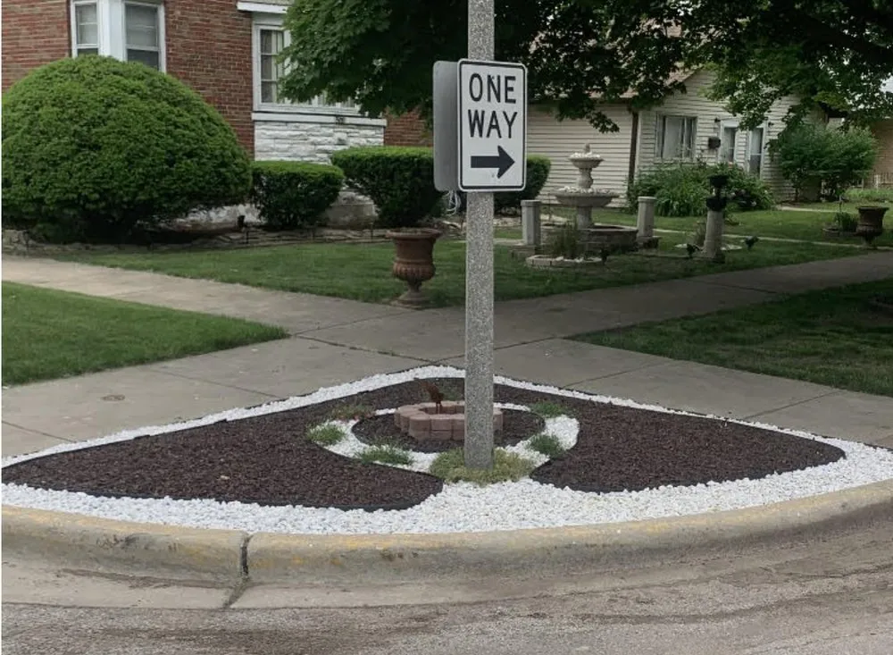 Custom landscape installation in Maywood, IL - Lets Reason Lawn Service