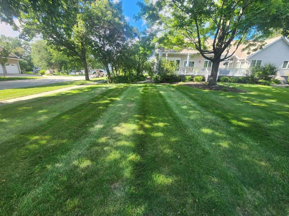 Affordable yard maintenance for year-round maintenance across Cedar Rapids, IA - Letsch Lawn & Landscape