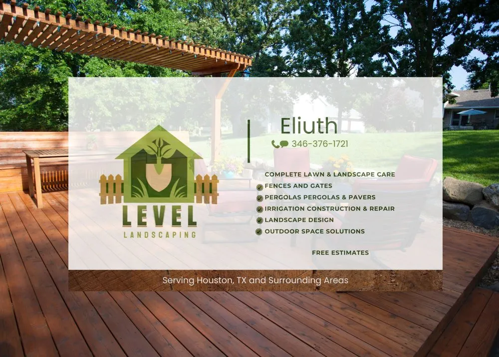 Reliable lawn care service in Houston, TX - Level Landscaping