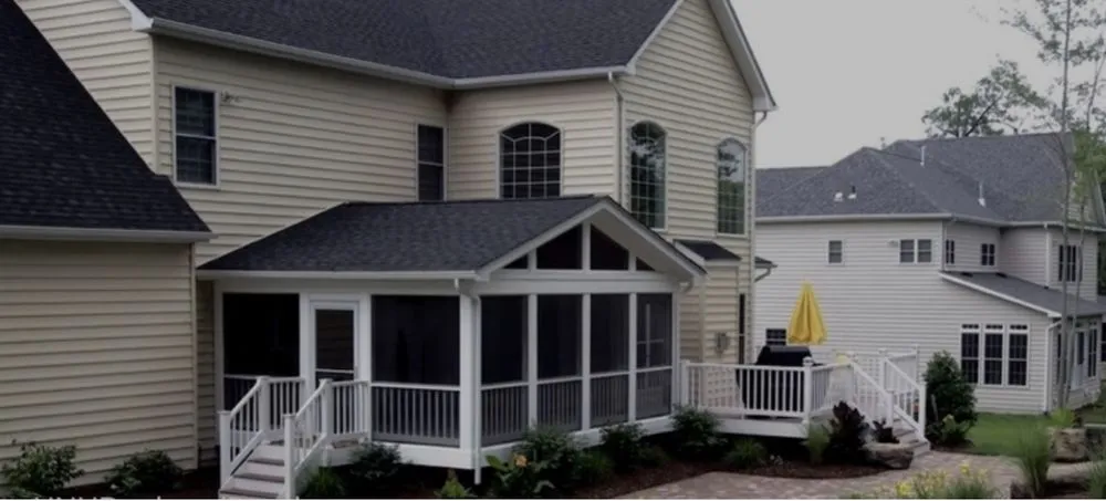 Custom residential landscaping with custom design in Harrisburg, PA by Level Up Construction