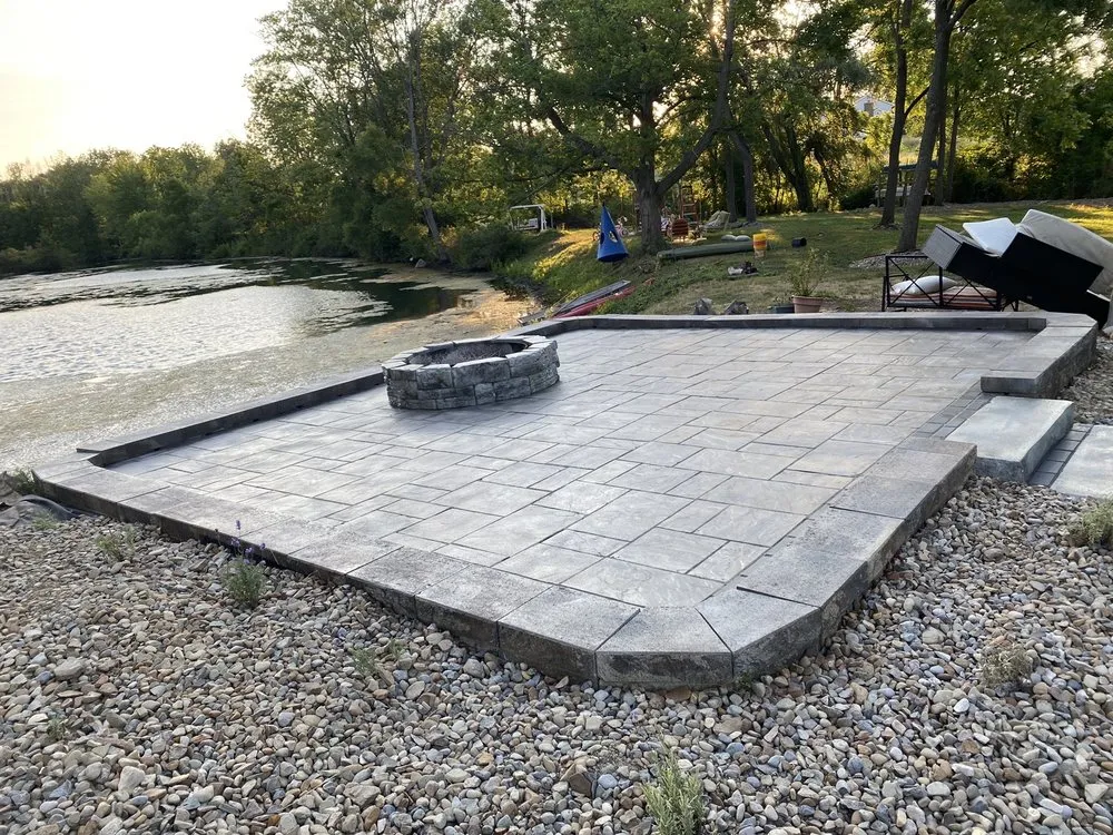 Top-rated landscape installation with custom design in Canton, OH by Level Up Landscape & Hardscape