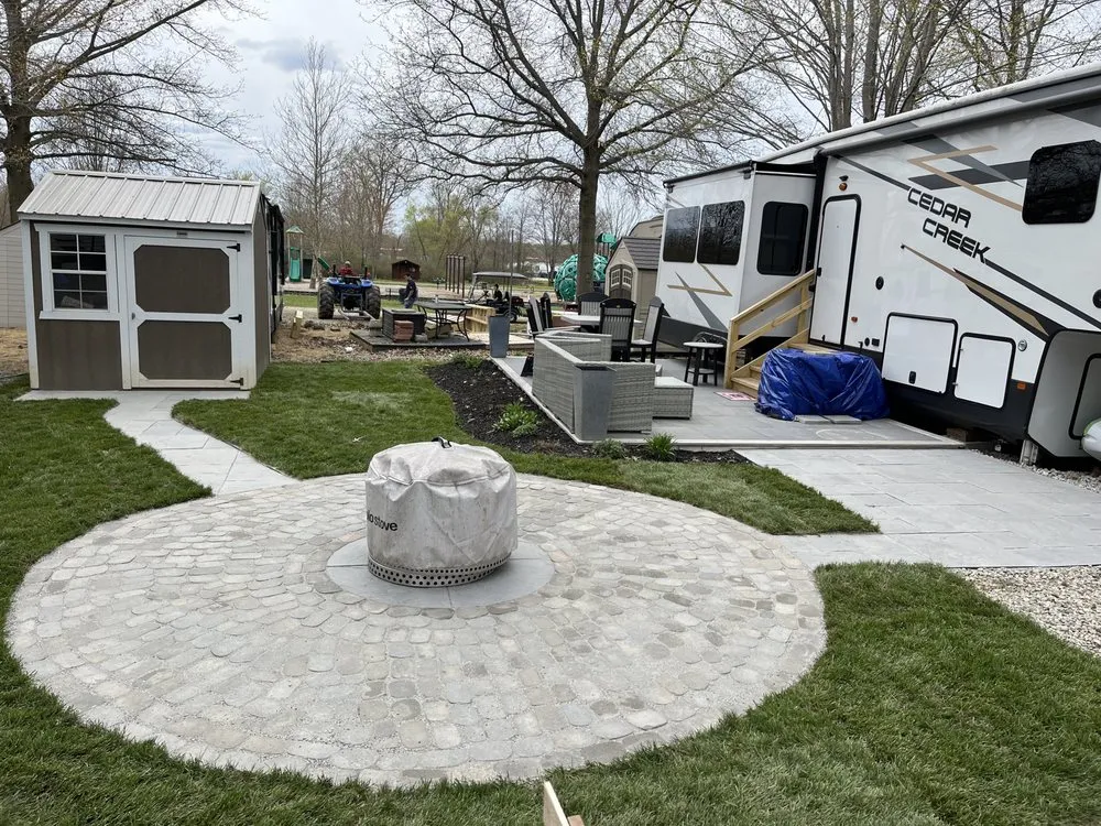 Reliable yard cleanup service in Canton, OH by Level Up Landscape & Hardscape