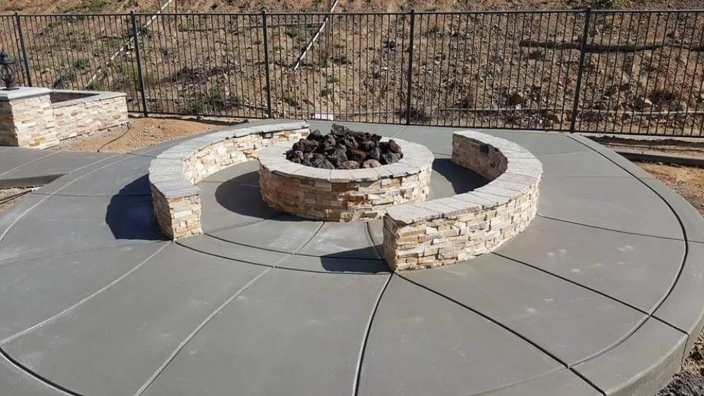 Professional lawn mowing service with custom design in Canyon Lake, CA by Level Up Landscape Construction