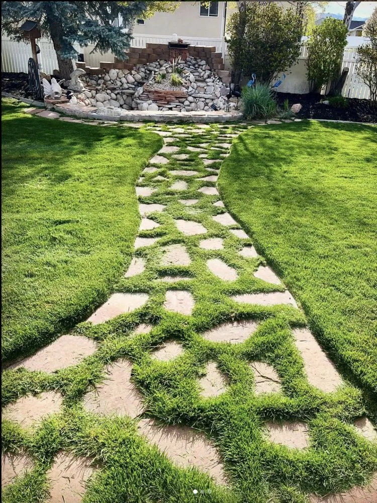Custom landscape installation for residential properties in South Jordan, UT by Level Up Landscape