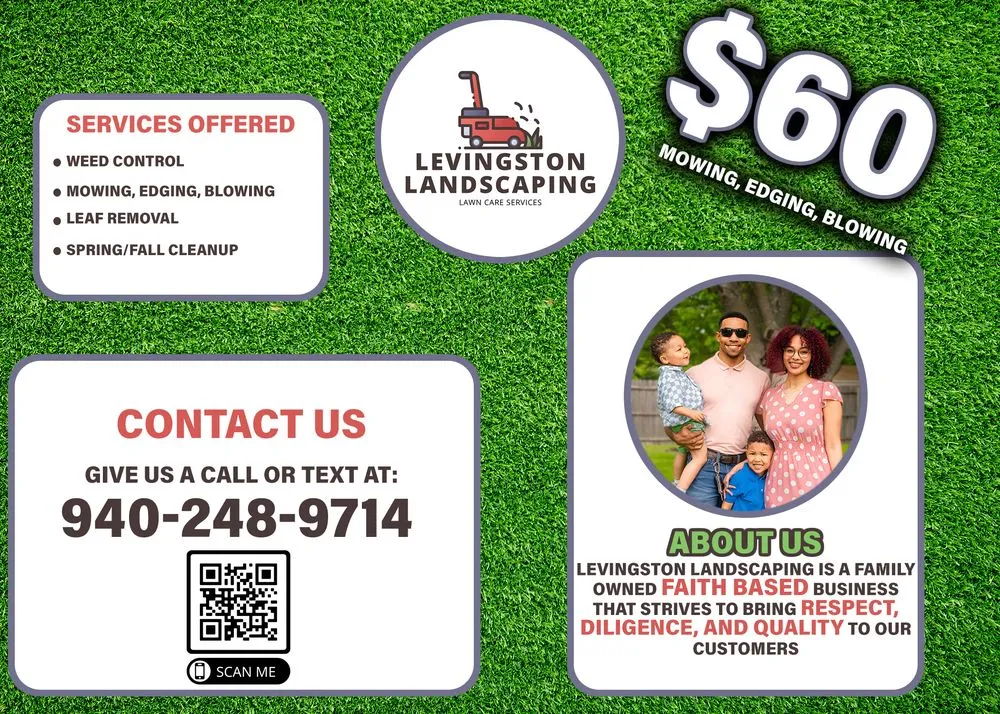 Trusted yard maintenance in Aubrey, TX by Levingston Landscaping