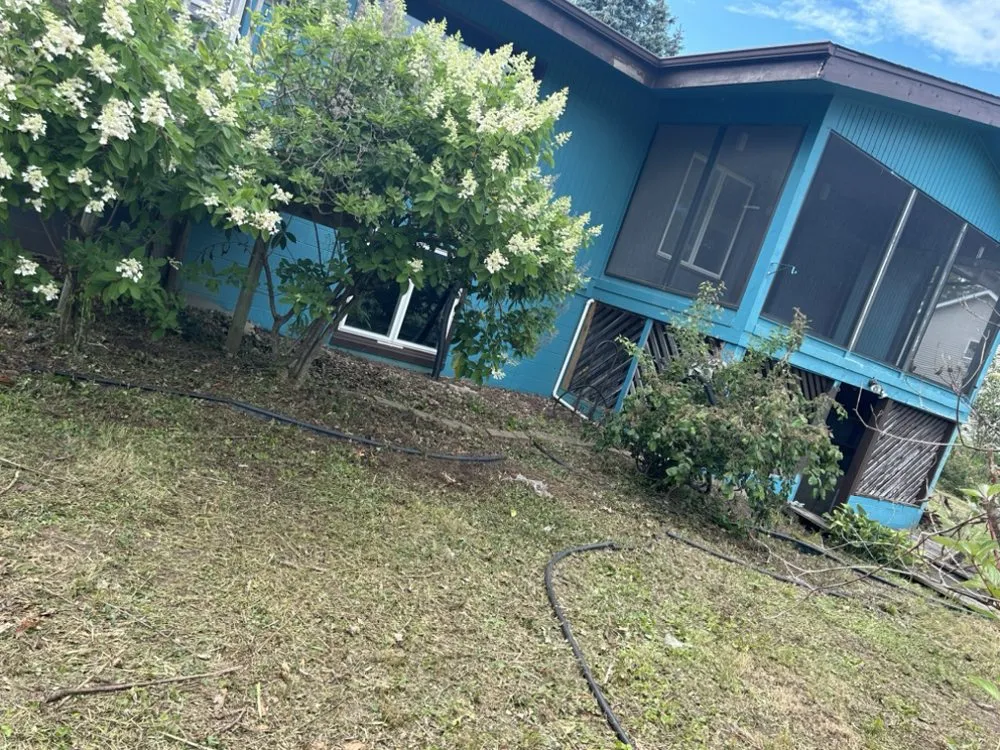 Expert yard cleanup service for residential properties in North Liberty, IA by Levitate Landscaping & Construction