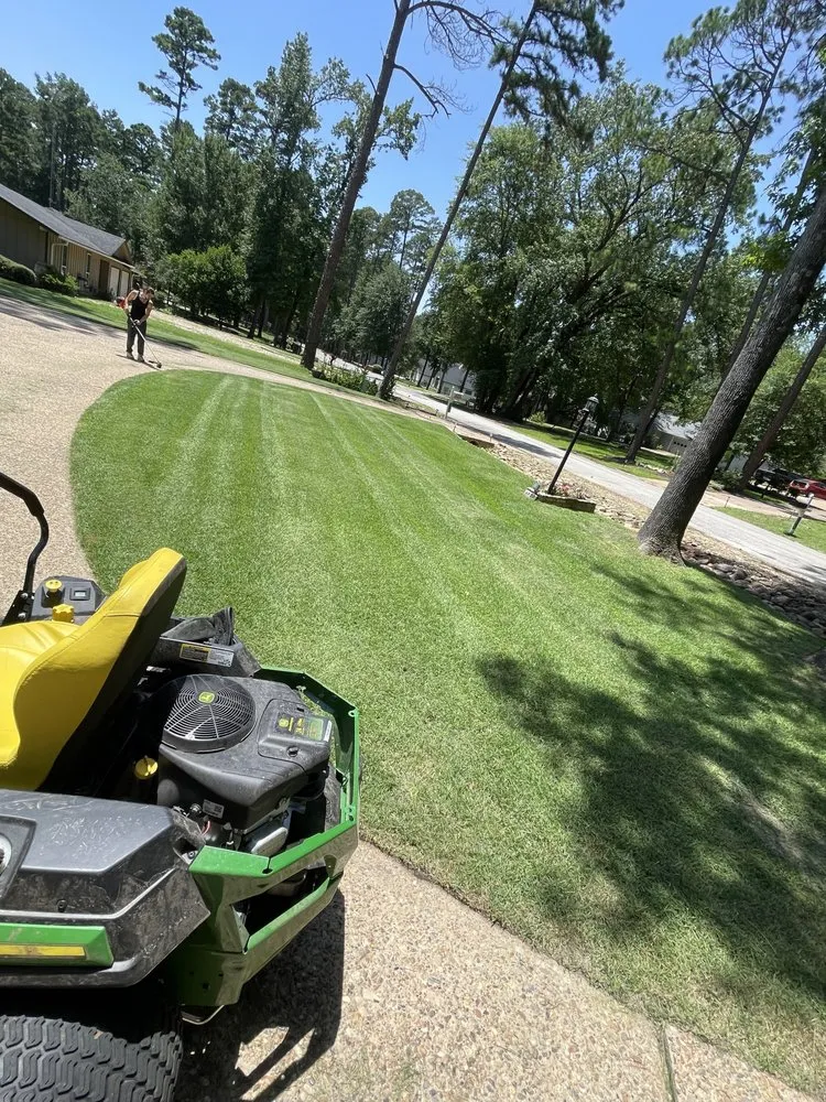 Affordable landscape installation in Hawkins, TX by Lewis Bros