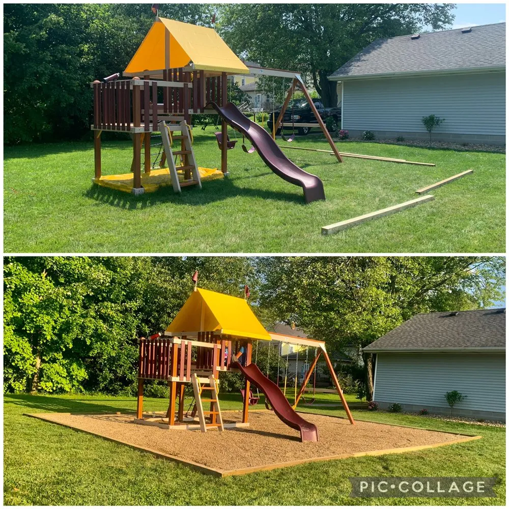 Affordable landscape installation with custom design in Norwalk, OH by Lewis Landscaping And Construction