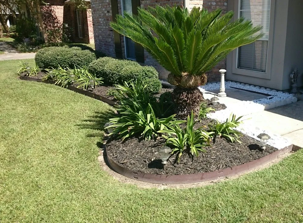 Affordable landscape installation for homes in Baton Rouge, LA by Lewis Landscaping