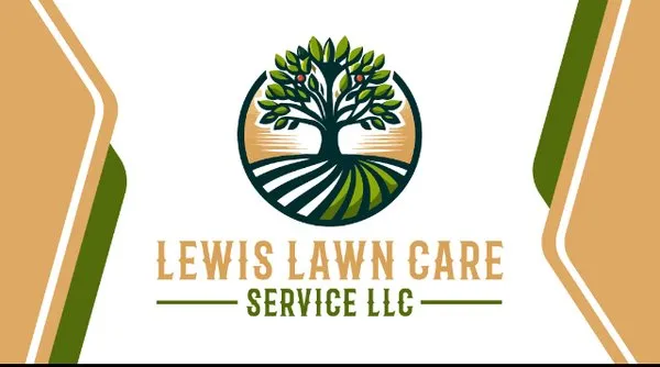Lewis Lawn Care Service Logo