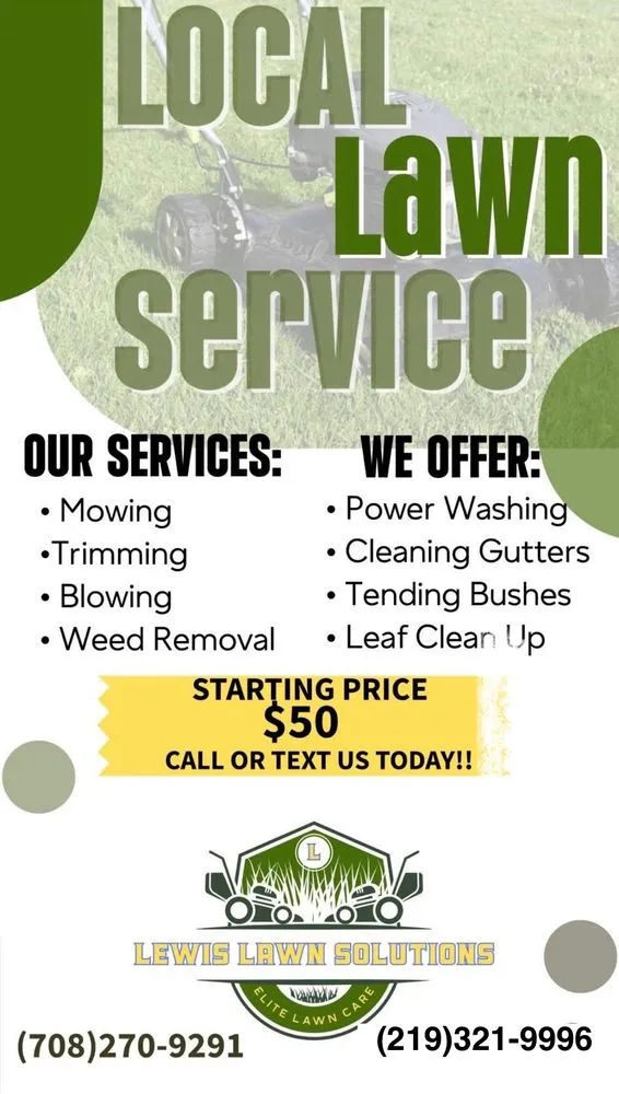 Affordable landscaping services in Merrillville, IN - Lewis Lawn Solutions