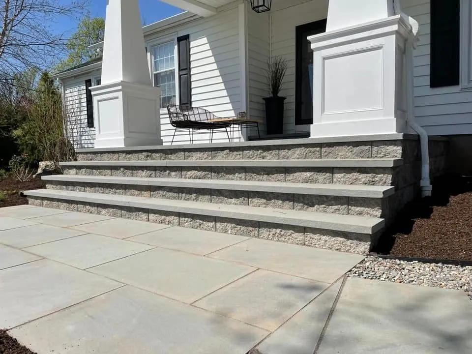 Custom residential landscaping with custom design in North Plainfield, NJ by Lewis Natural Landscapes