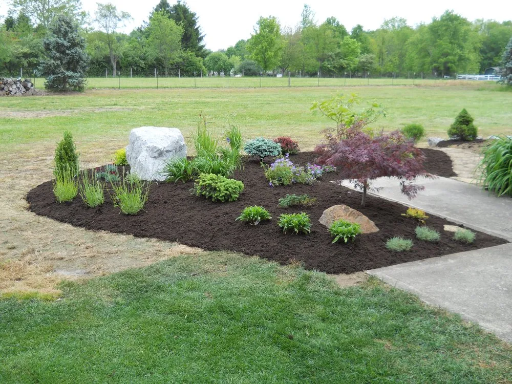 Affordable garden landscaping for homes in Bellbrook, OH by Lewis Nursery & Landscaping