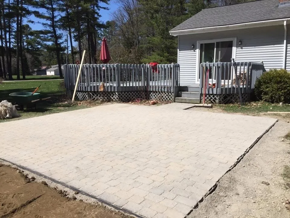 Custom landscape installation in Danby, VT by Lewis Property Maintenance