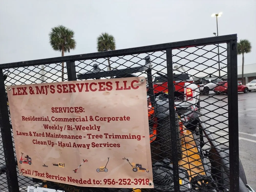 Professional lawn care service experts serving McAllen, TX - Lex & Mj's Services