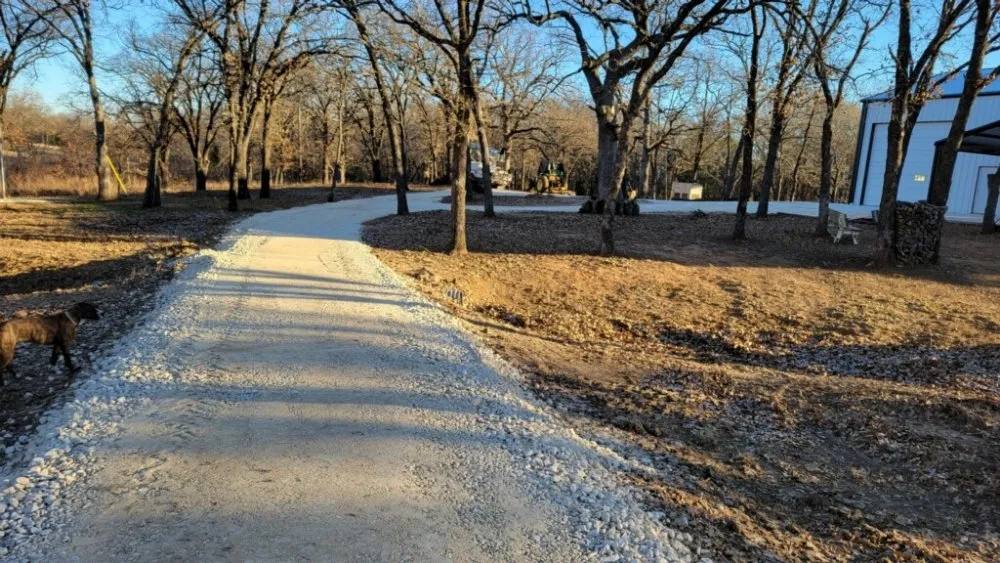 Custom garden landscaping for year-round maintenance in Tom Bean, TX by L&F Gravel