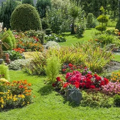 Expert garden landscaping for outdoor upgrades in Albany, OR by L&F Lawn Service
