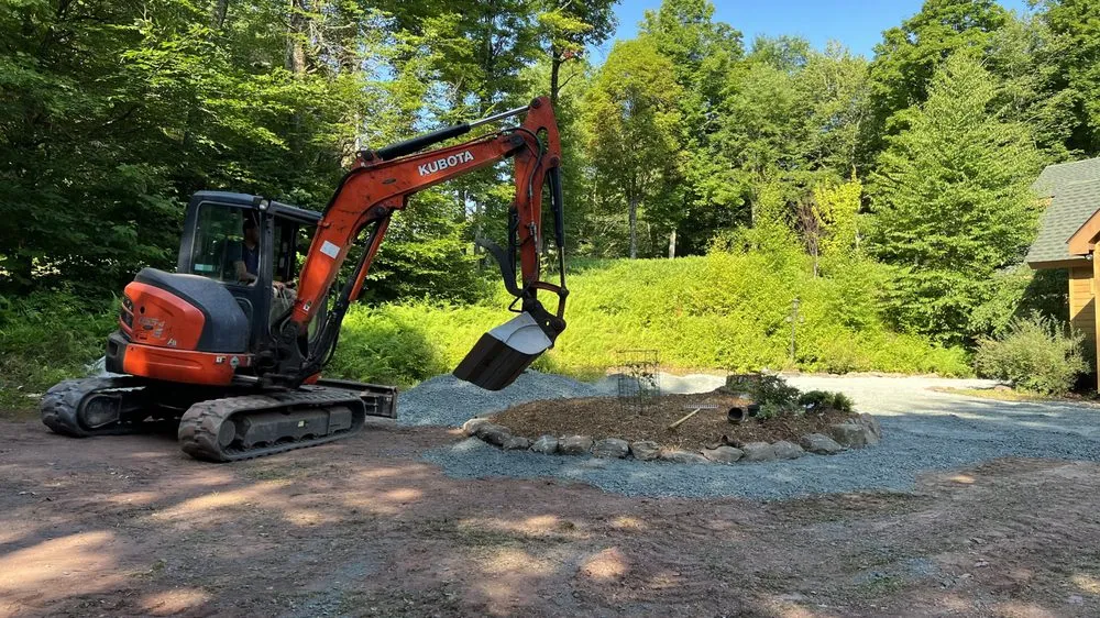 Custom landscaping services in Youngsville, NY - LF Logging and Excavation