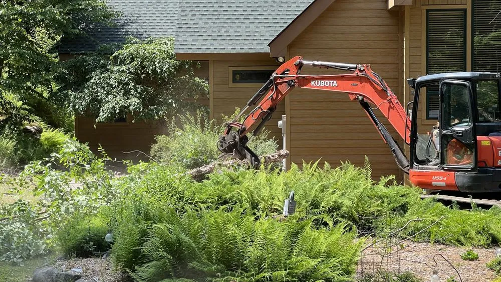 Local yard maintenance for homes in Youngsville, NY by LF Logging and Excavation