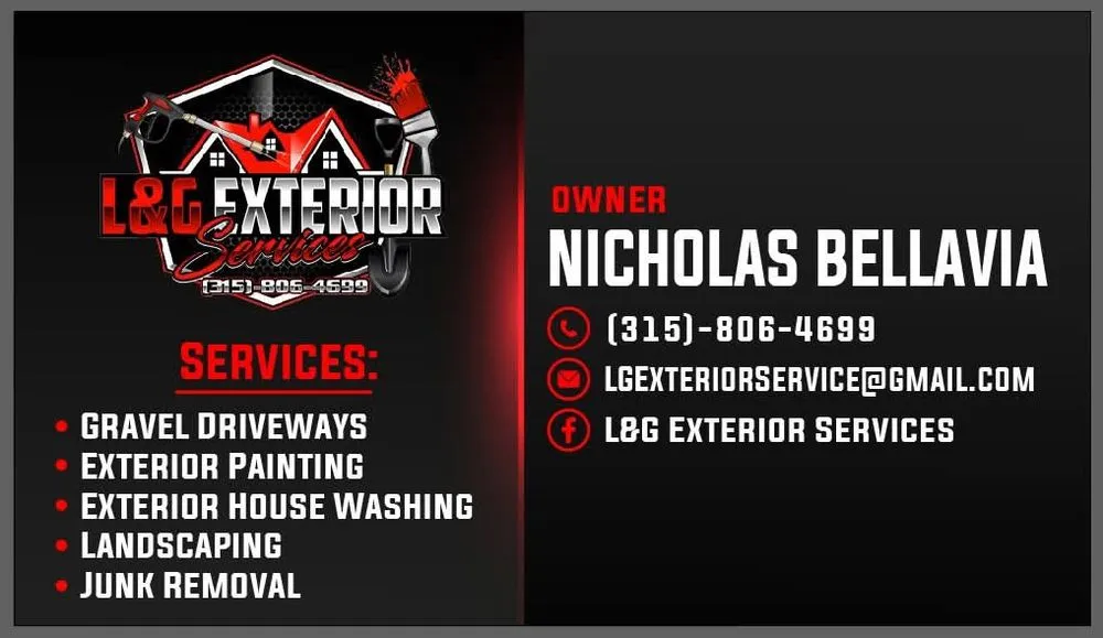 Affordable landscaping services in Hannibal, NY by L&G Exterior Services