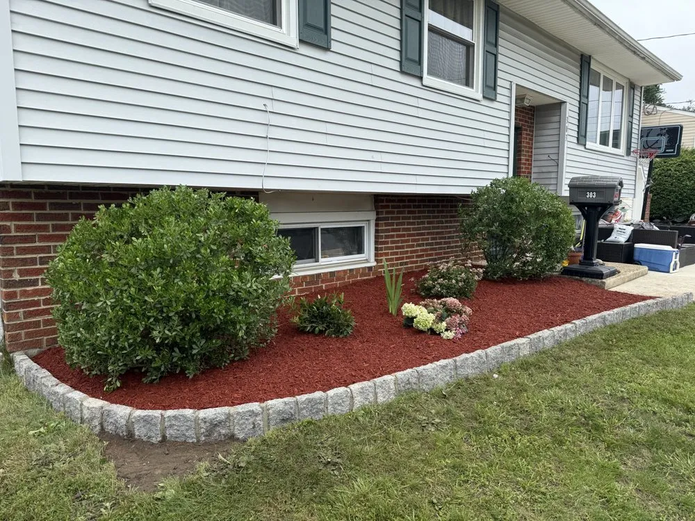 Custom garden landscaping for residential properties in Lindenwold, NJ by L&G Landscaping & Tree Service