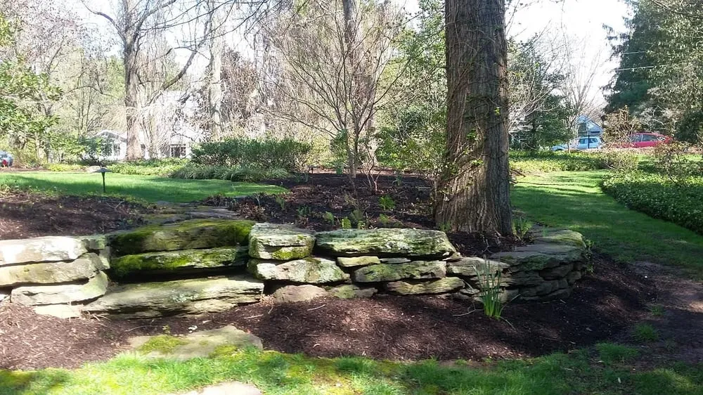 Custom outdoor landscaping with custom design in Lawrenceville, NJ by LG Landscaping and Tree Service