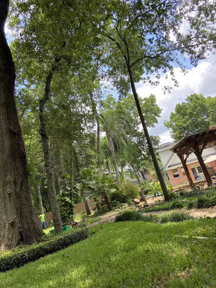 Professional lawn mowing service in Brookshire, TX by L&G landscaping