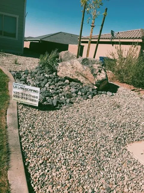 Custom landscape design for beautiful yards in Santa Clara, UT by LG Landscaping