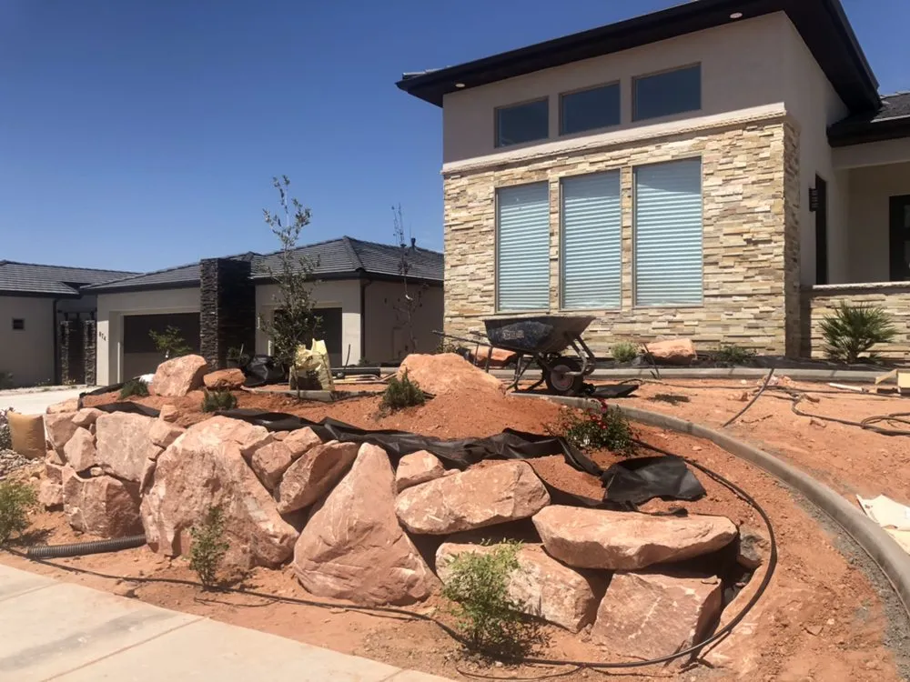 Expert landscape design with custom design in Santa Clara, UT by LG Landscaping