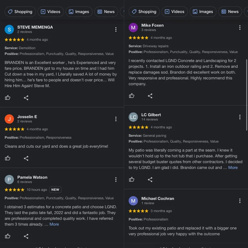 Professional landscape installation experts serving Joliet, IL - LGND Concrete & Landscaping