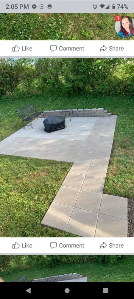 Custom yard cleanup service for homes in Frankfort, KY by L&H design solutions