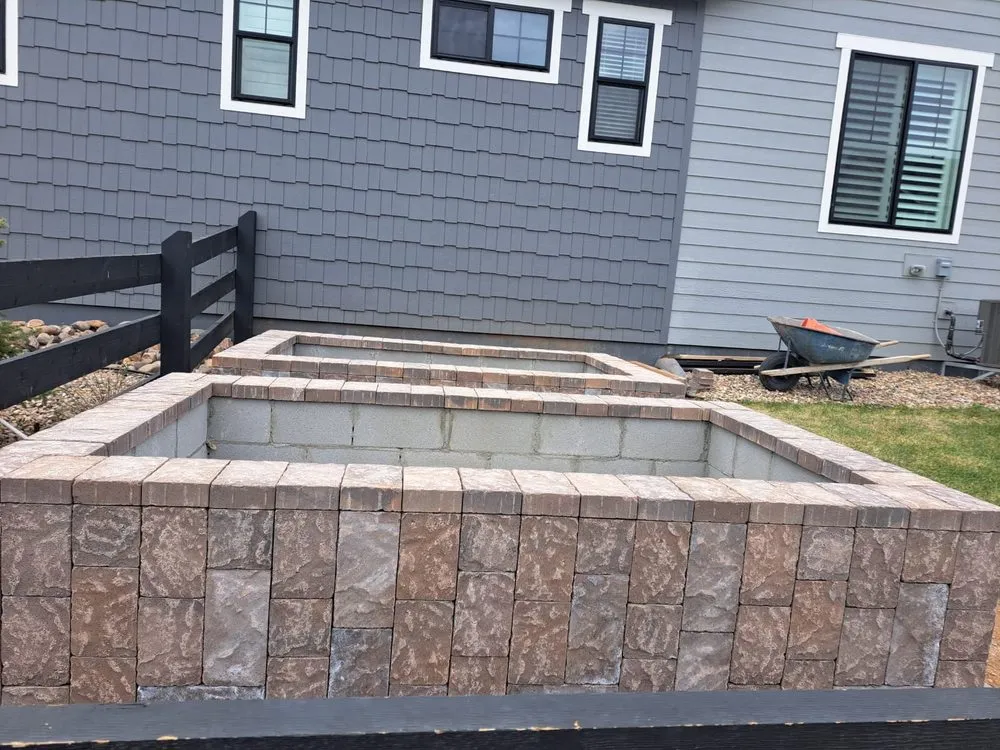 Local garden landscaping with custom design across Castle Rock, CO - LH Hardscapes