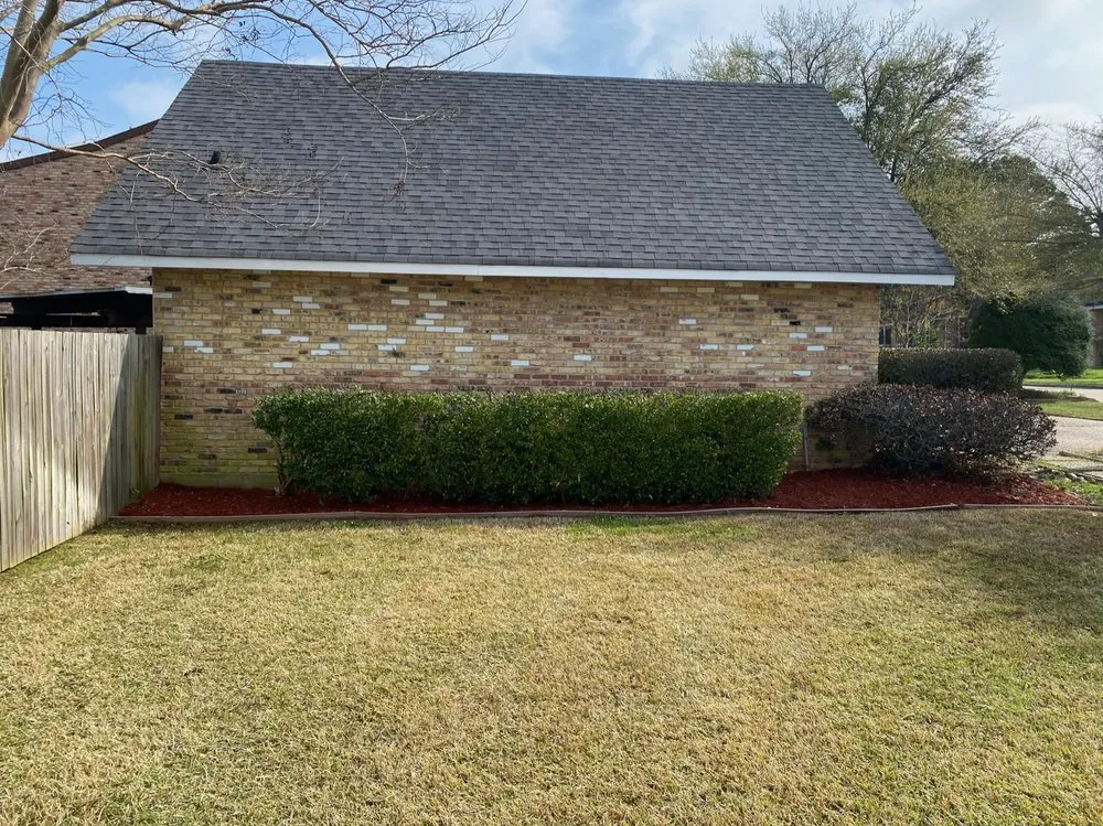 Local landscape installation in Bossier City, LA by LH Lawn Services