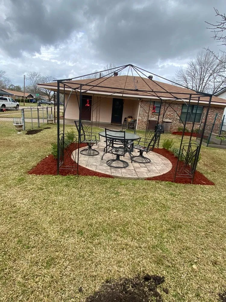 Custom landscape design for outdoor upgrades in Bossier City, LA by LH Lawn Services