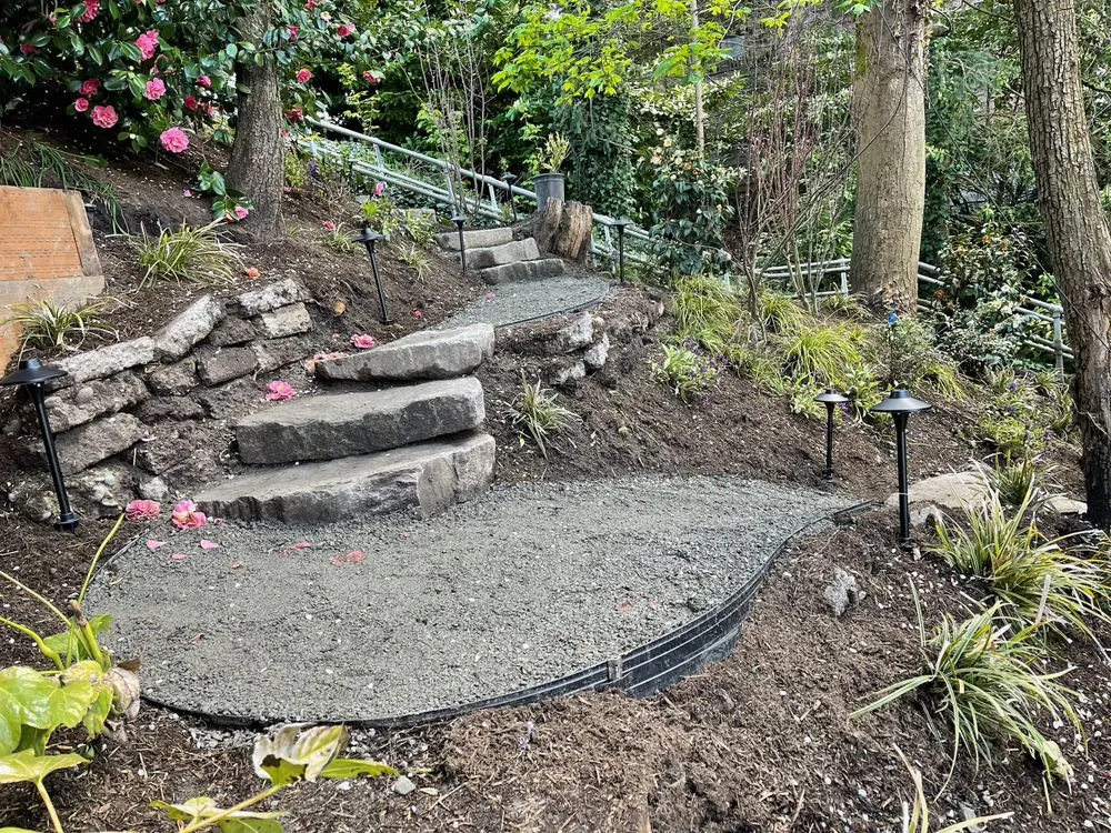 Custom garden landscaping for residential properties across Longbranch, WA - L&H vistas