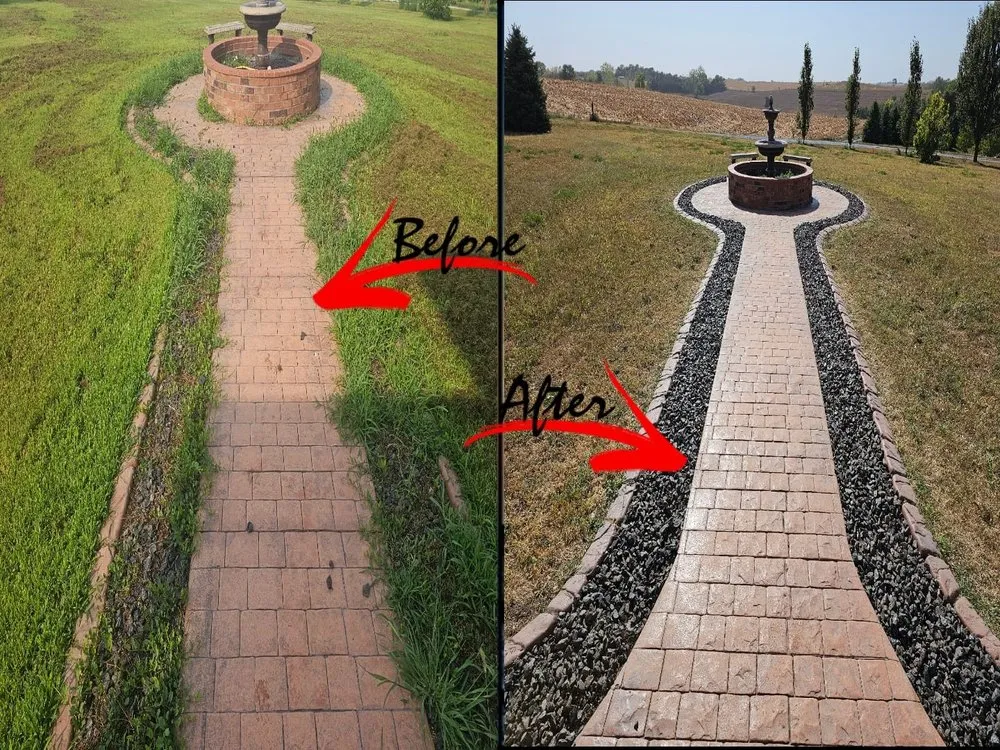 Top-rated outdoor landscaping in Lincoln, NE by Liberty Edge Curbing