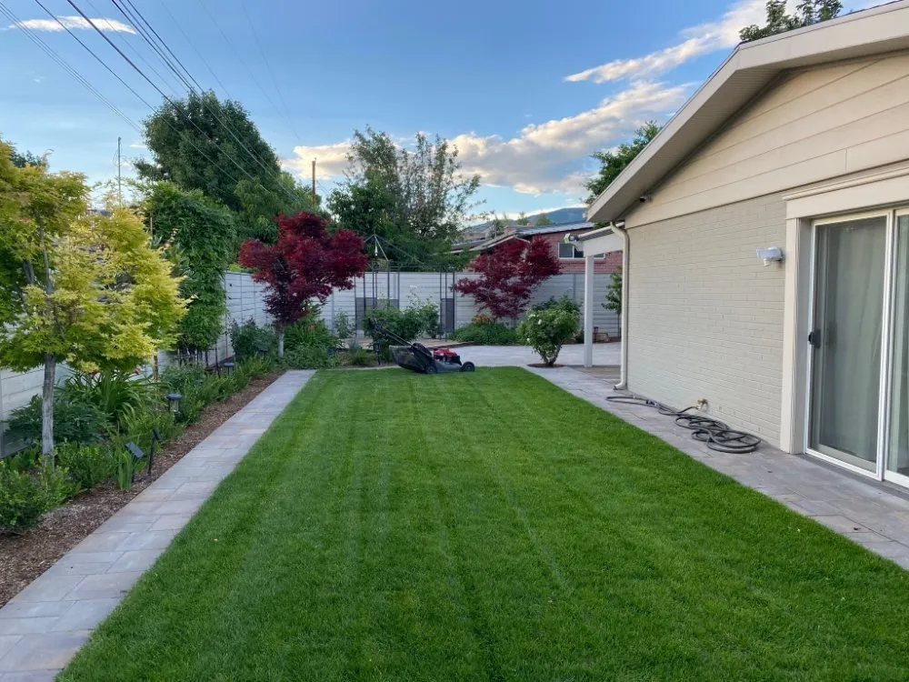 Professional garden landscaping for residential properties in Salt Lake City, UT by Liberty Landscape