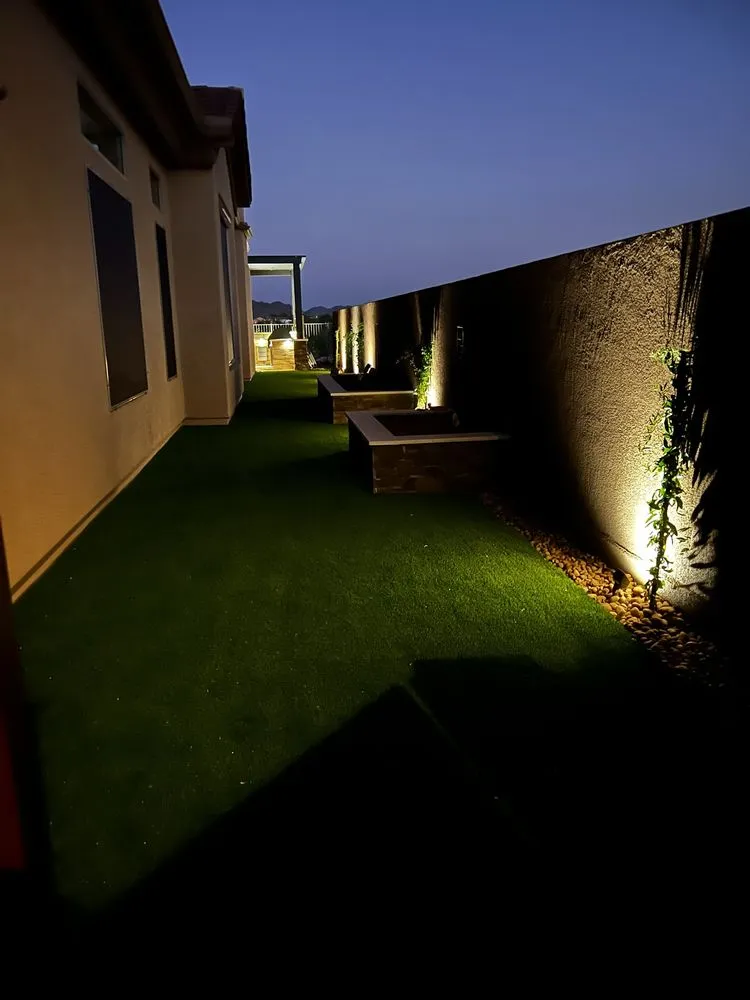 Professional outdoor landscaping for year-round maintenance in Anthem, AZ by Liberty Landscapes